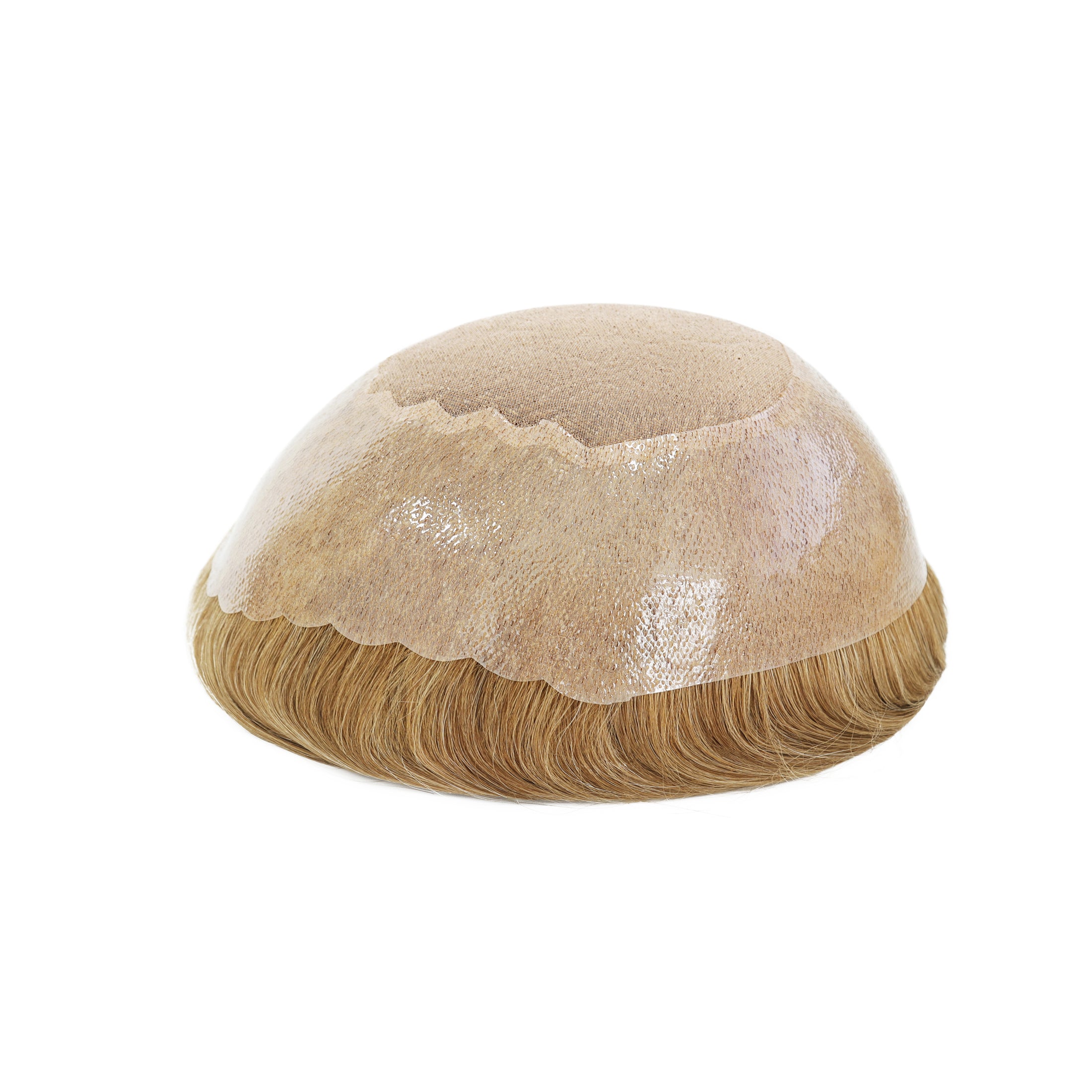Ares|Poly Perimeter Fine Mono Base Free Style Human Hair Wigs