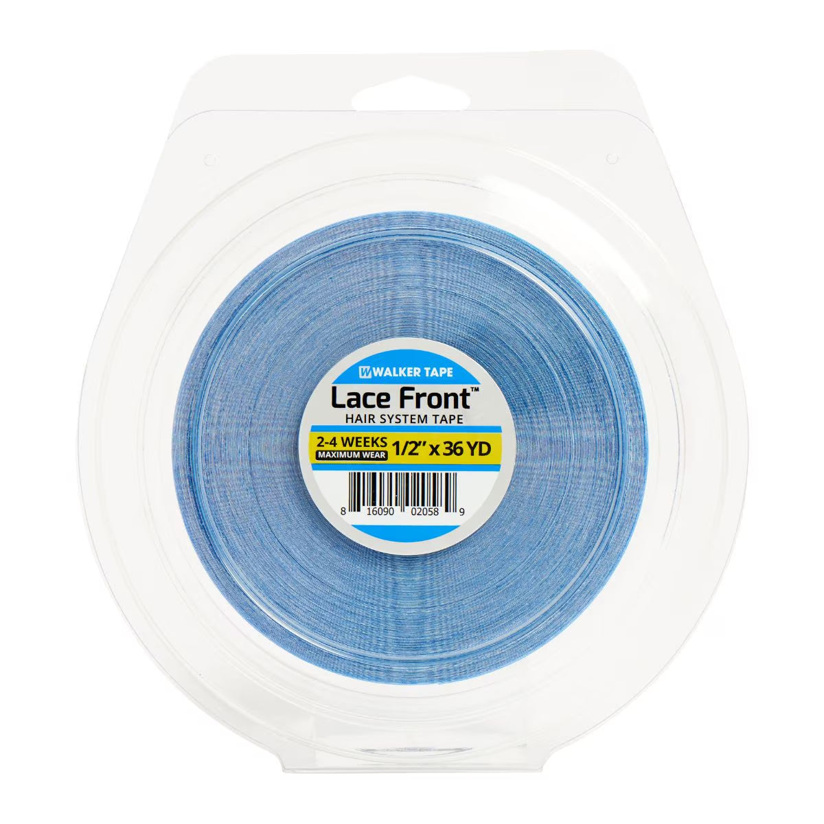 Walker| Lace Front Support Tape (Blue Liner), Double Side Roll Tape Stickers Adhesive for Men Hair System