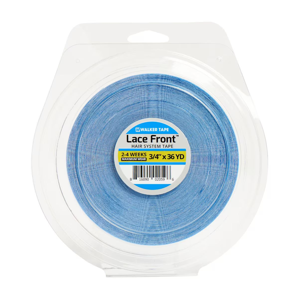 Walker| Lace Front Support Tape (Blue Liner), Double Side Roll Tape Stickers Adhesive for Men Hair System