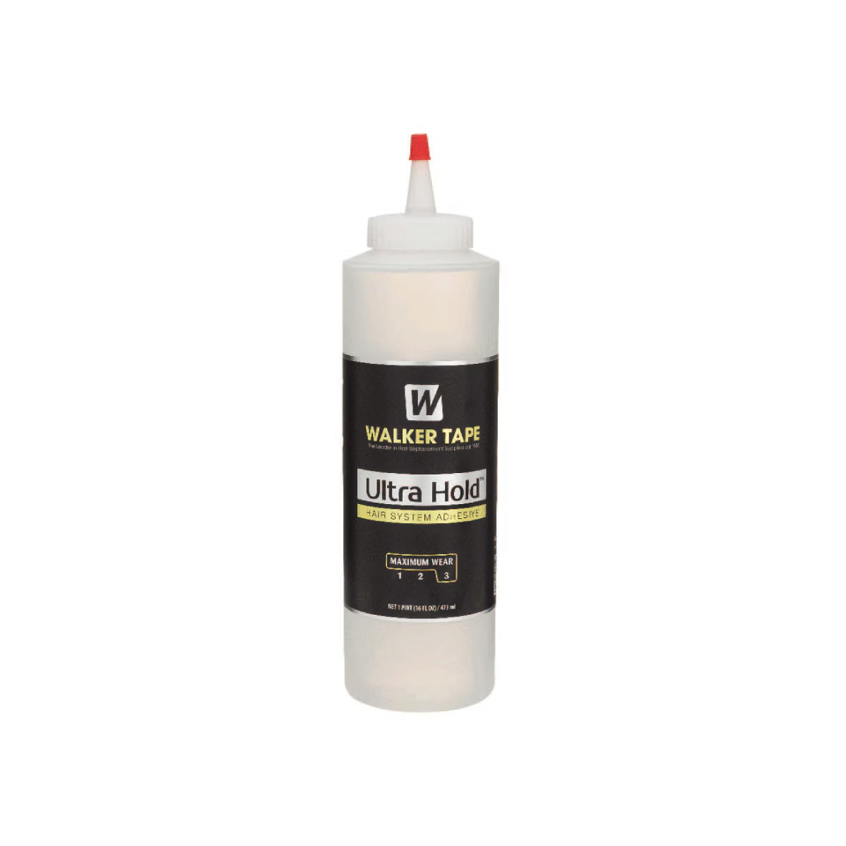 Walker| Ultra Hold Adhesive Squeeze Bottle, Acrylic-Soft Bond, 4oz/ 16oz